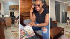 Lucky Mbabazi shows why an interior designer is worth your money/Instagram