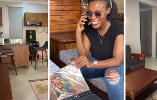Lucky Mbabazi shows why an interior designer is worth your money/Instagram