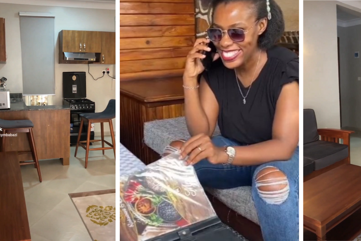 Lucky Mbabazi shows why an interior designer is worth your money/Instagram