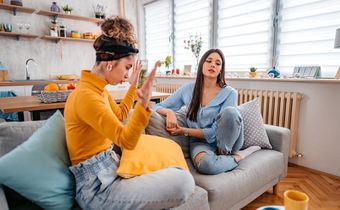Getting annoyed with a friend can be healthy.Getty Images