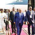 Ismail Omar Guelleh, the President of Djibouti, on arrival at Entebbe International Airport for the ongoing Non-Aligned Movement Summit