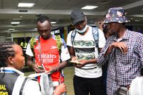The returnees checking in