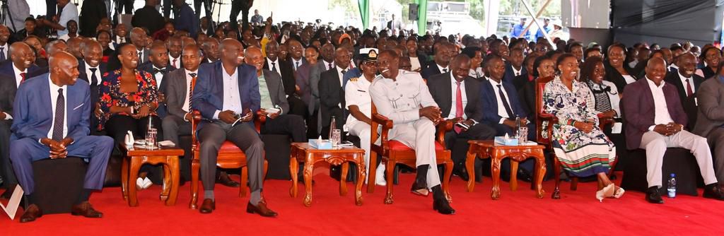 President William Ruto at the National Drama and Film Festival Winners’ State Concert held at Sagana State Lodge, Nyeri County on April 19, 2024