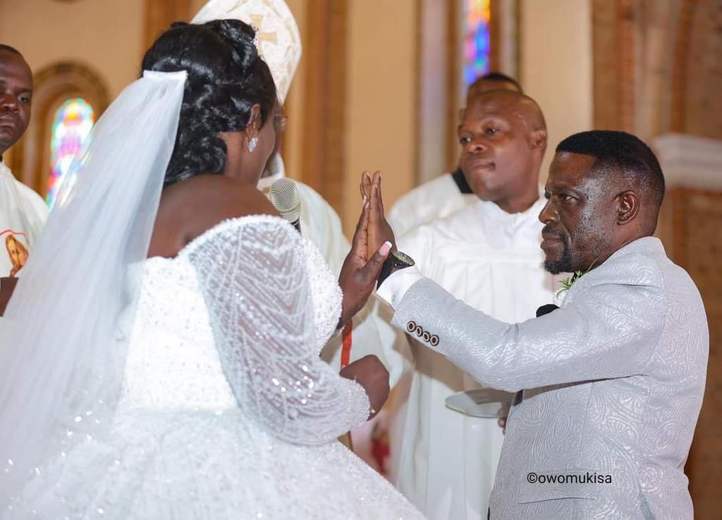 Majorine Namukisa and Chairman Nyanzi