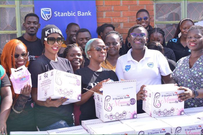 The Blu 3 ladies reached out to the residents of Katanga yesterday