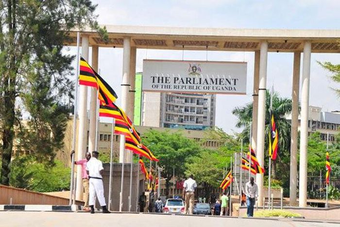 The Ugandan parliamentary building
