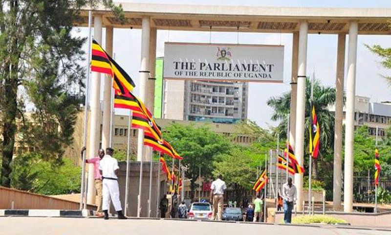 The Ugandan parliamentary building