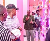Rickman Manrick and Frank Gashumba. Image credit: Bukedde.