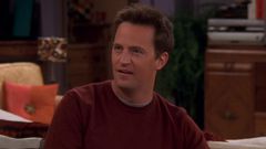 Matthew Perry as Chandler Bing on season 10, episode eight of "Friends."NBC