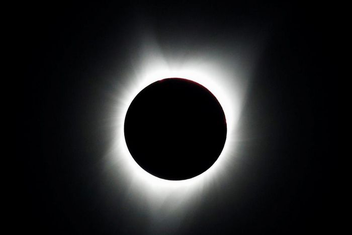 A total solar eclipse is photographed from  the John Day Fossil Beds National Monument, near Mitchell, Oregon.REUTERS/Adrees Latif