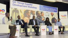 A panel discussion on the progress in the oil sector/Courtesy