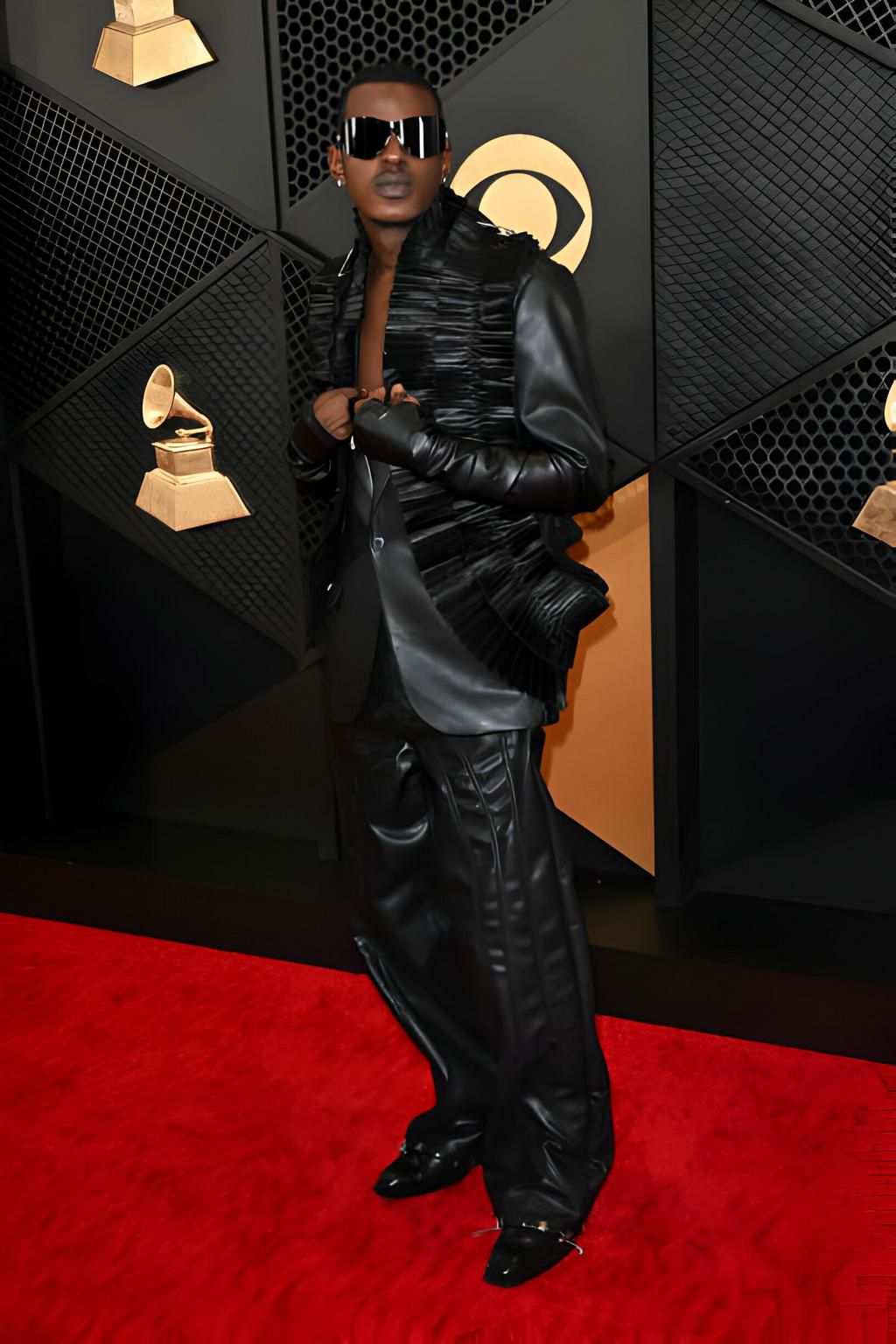 South African producer Musa Keys arrives at the 66th Annual Grammy Awards (Photo by Robyn BECK / AFP) (Photo by ROBYN BECK/AFP via Getty Images)