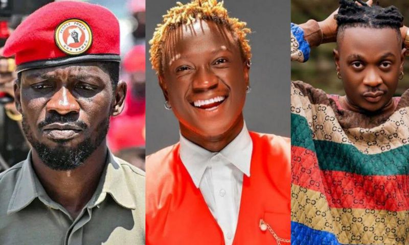 Bobi Wine, Gravity Omutujju and Fik Fameica