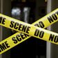 File image of a barricaded crime scene