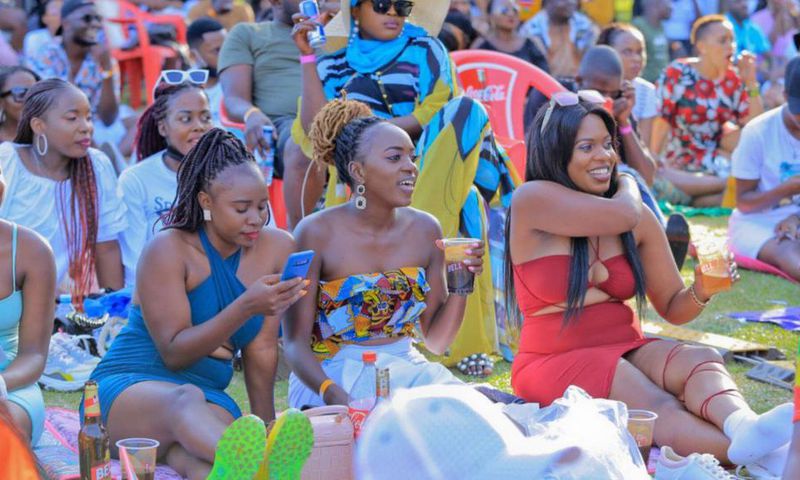 Revelers at a previous edition of Roast and Rhyme