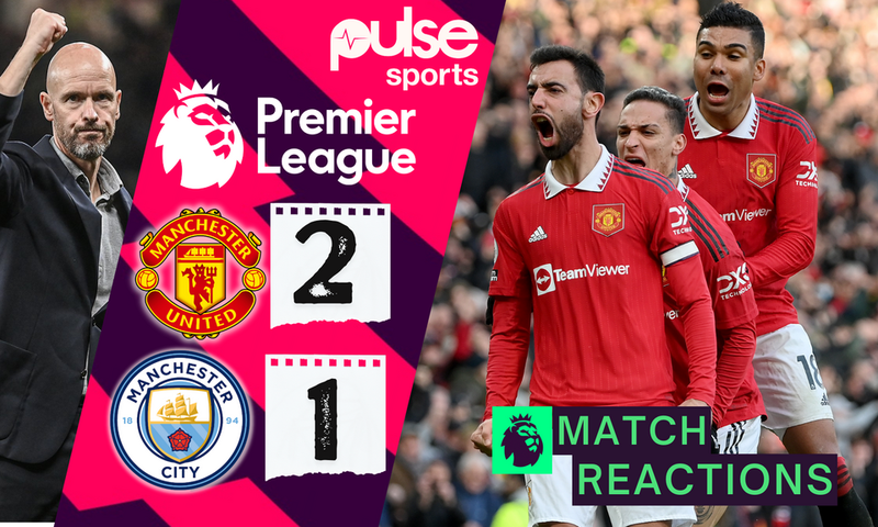 Social Media Reactions as Manchester United reign supreme in Manchester Derby