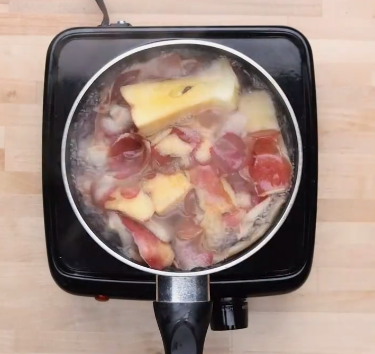 Use your homemade jam on bread for breakfast