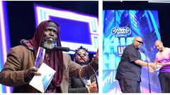 Babaluku gave an impassioned speech after receiving the Lifetime Achievement Award. Other winners included The Mith who took home the Song of the Year Award