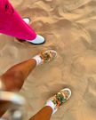 Footprints in the sand/Courtesy/Spice Diana