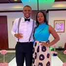 Flavia Tumusiime with her husband Andrew Kabuura
