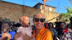 Pia Pounds spent Mother's Day making these babies smile/Instagram