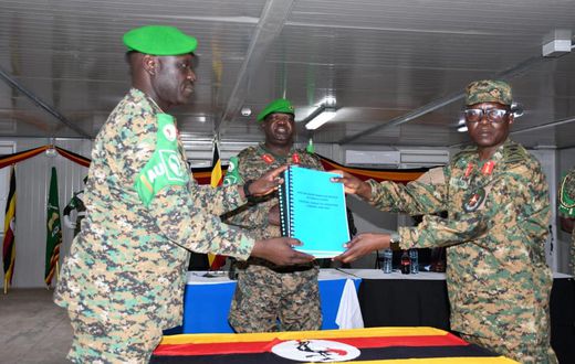 Brig. Gen. Anthony Mbuusi Lukwago replaces Brig. Gen. Peter Gaetano Omola who ended his tour of duty