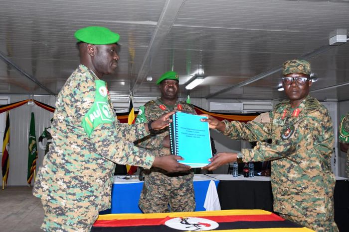 Brig. Gen. Anthony Mbuusi Lukwago replaces Brig. Gen. Peter Gaetano Omola who ended his tour of duty