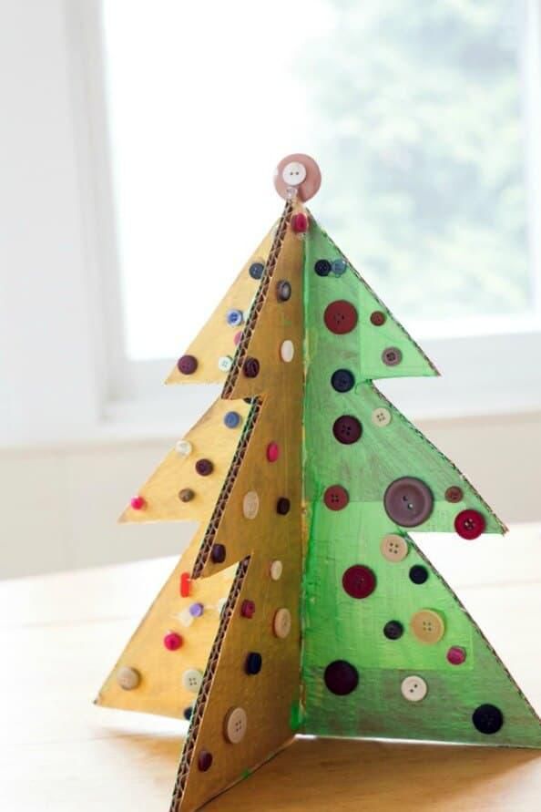 Painted Christmas tree
