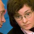 Russia's President Vladimir Putin and Russian central bank governor Elvira Nabiullina in a 2008 photo. At the time, Putin was Russia's Prime Minister and Nabiullina was the country's economy minister.Sergei Karpukhin/Reuters