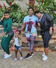 Faridah Nakazibwe and her daughters hanging out with Briella