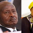 President Yoweri Museveni and Catherine Kusasira