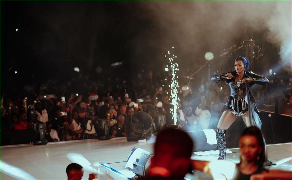 Cindy Sanyu breaking it down