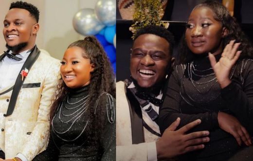 Left: Photo of Dictator Amir and Chosen Becky. Right: Screengrab from the music video.
