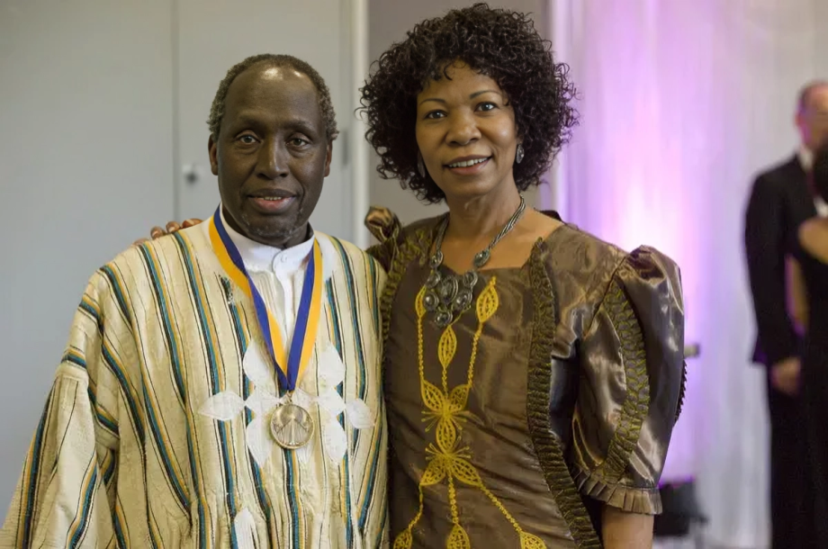 Prof Ngugi wa Thiong'o and his second wife Njeri wa Thiong'o
