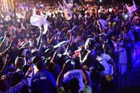 The rapper had an amazing turn up for his first concert