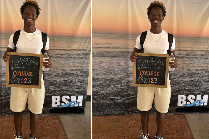 'My first day of college 2023' Solomon Kampala ecstatic about joining university/Instagram