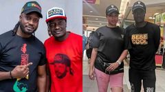 Richard Kleberson with Bebe Cool and Zuena Kirema