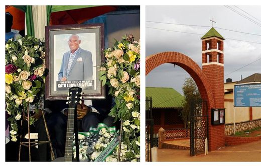Kato Lubwama's body was supposed to be prayed for at St Matia Mulumba Parish today (2)