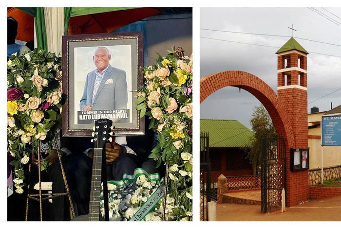 Kato Lubwama's body was supposed to be prayed for at St Matia Mulumba Parish today (2)