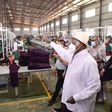 President Yoweri Museveni yesterday commissions 15 factories  in Mbale Industrial Park