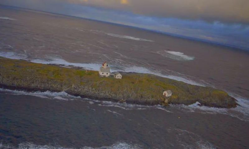 The lighthouse on Skalmen, Norway [NRK/Marius Andre Jenssen Stenberg]