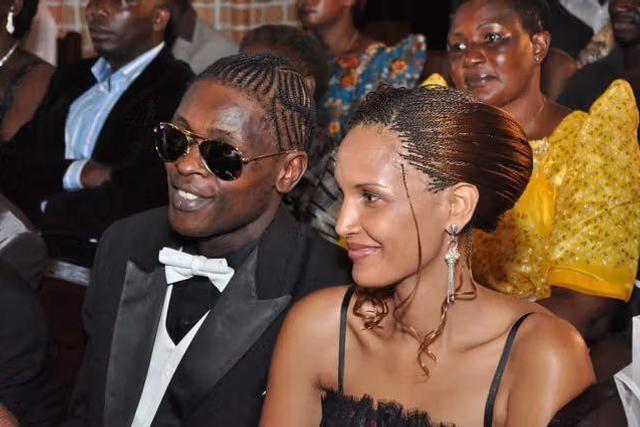 Jose Chameleone and Daniella Atim at Bobi Wine and Barbie Kyagulanyi wedding