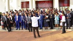 President Yoweri Museveni is meeting with Ugandan investors today at Kololo