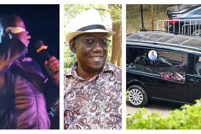 Munyagwa couldn't hold it as he spoke of his departed friend