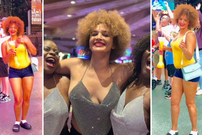 Daniella Atim shows us how to walk into the weekend Las Vegas-style/Instagram