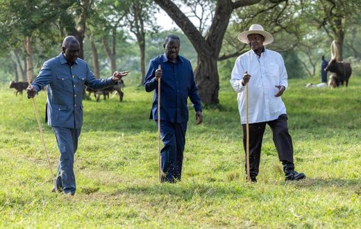 President Ruto and his rival pursue collaborative solutions with the Ugandan president