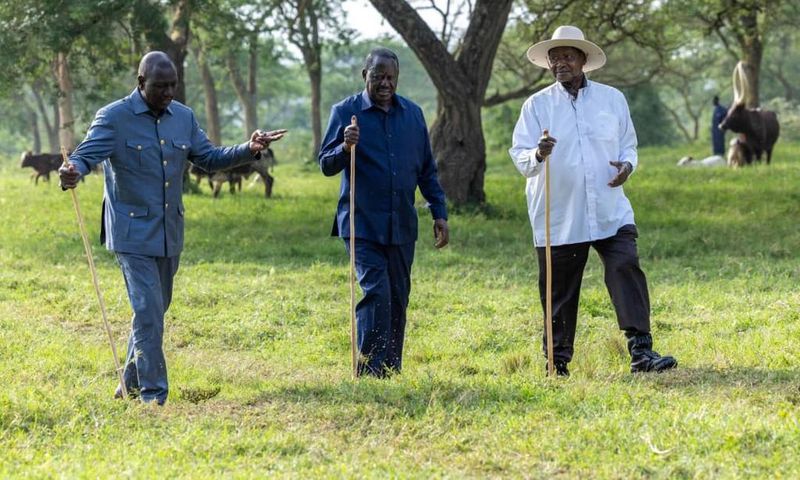 President Ruto and his rival pursue collaborative solutions with the Ugandan president