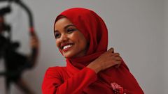 A woman in  a Hijab