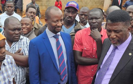 MP Semujju Nganda was picked up by police on Wednesday morning (NTV photo)