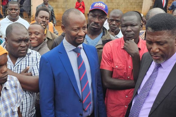 MP Semujju Nganda was picked up by police on Wednesday morning (NTV photo)